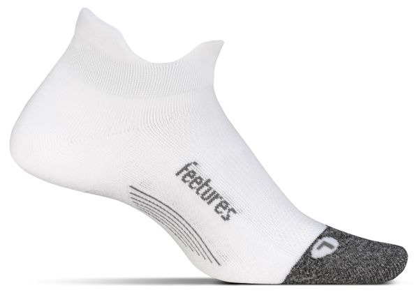 FEETURES ELITE LIGHT CUSHION NO SHOW TAB BASIC W/MIDBLOCK WHITE