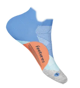 FEETURES ELITE LIGHT CUSHION NO SHOW TAB BLUE BURST