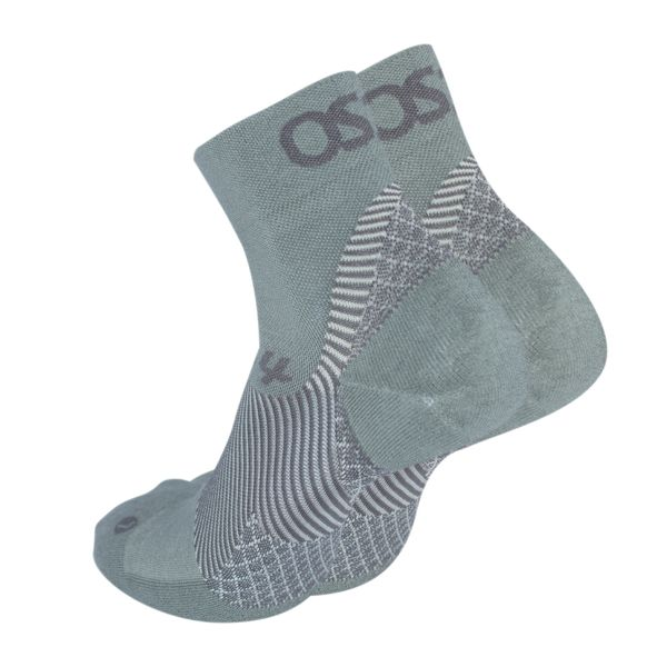Os1st FS4 Merino Plantar Fasciitis - 1/4 Crew Sock Grey XLarge