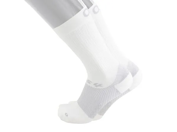 Os1st FS4 Plantar Fasciitis - Crew Sock White Large