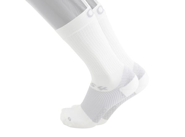 Os1st FS4 Plantar Fasciitis - Crew Sock White Medium