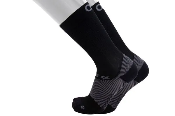Os1st FS4 Plantar Fasciitis - Crew Sock Black XLarge