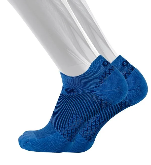 Os1st FS4 Plantar Fasciitis - No Show Sock Blue Medium