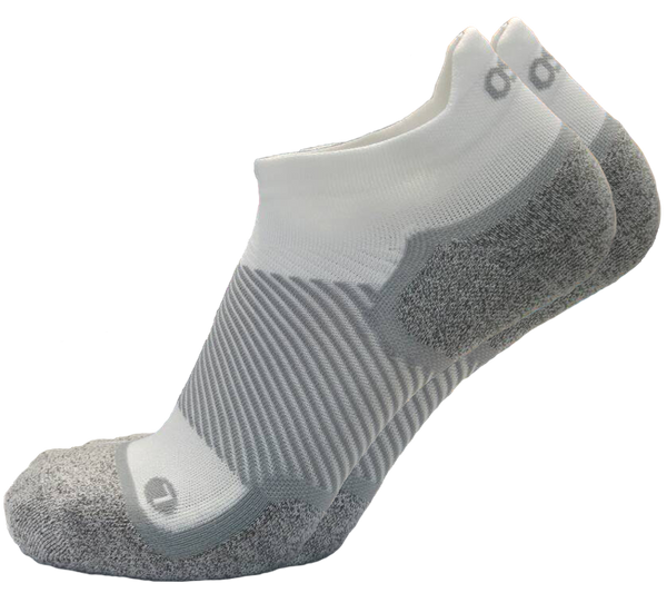 Os1st WP4 Wellness Performance Socks - No Show White Medium