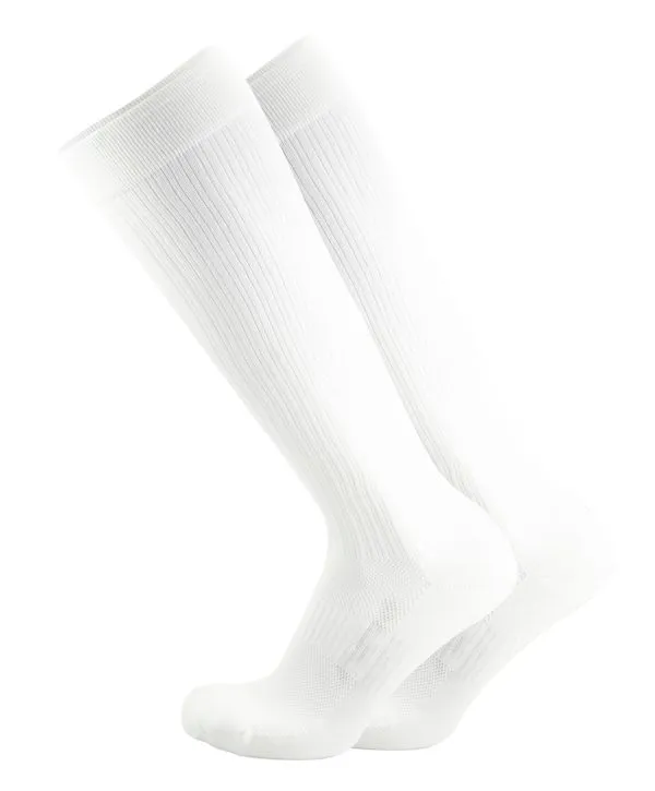 Os1st TS5 Travel Socks - Over the Calf White Small