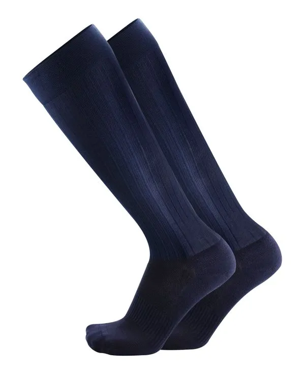 Os1st TS5 Travel Socks - Over the Calf Navy Large