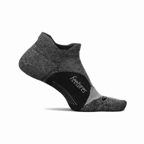 FEETURES ELITE LIGHT CUSHION NO SHOW TAB BASIC W/ MIDBLOCK GREY