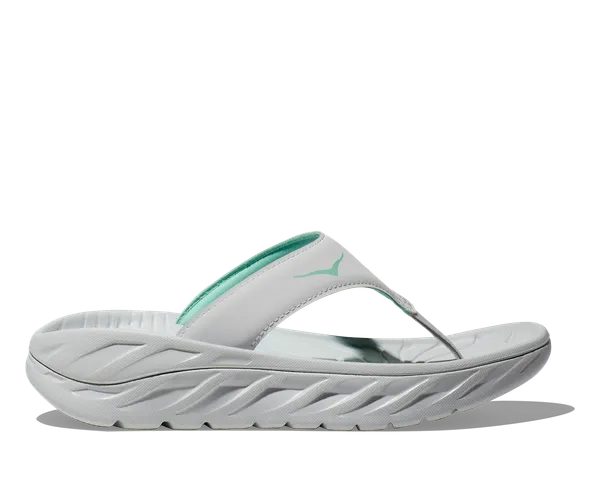 Hoka Women's ORA RECOVERY FLIP COSMIC GREY / SEAFOAM