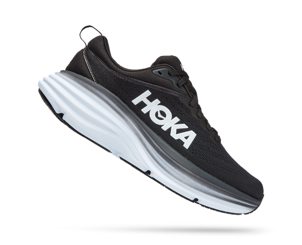Hoka WOMEN'S BONDI 8 Black/White