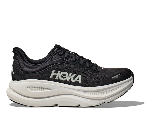 Hoka Women's BONDI 9 WIDE BLACK / WHITE